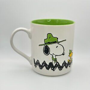 Peanuts Snoopy and Woodstock matte coffee mug | Eagle Beagle Snoopy mug